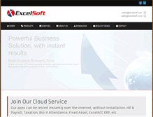 Tablet Screenshot of excelsoft.com